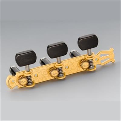 SCHALLER LYRA GRANDTUNE CLASSIC SATIN GOLD EBENE WHITE ROLLER