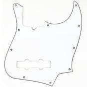 PICKGUARD JAZZ BASS 4 CORDES US BLANC 3 PLIS WD MUSIC