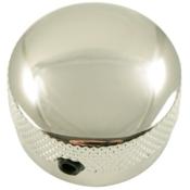 1 BOUTON WD CRANTE ALUMINIUM CHROME 6.35mm