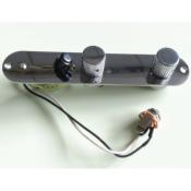PLAQUE DE CONTROLE CABLEE TELECASTER 4 POSITIONS CHROME