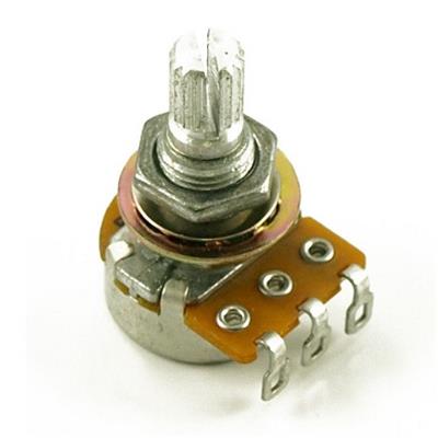 POT. MINI WARWICK C25K SPLIT SHAFT 18mm + CAP 220nF GAUCHER