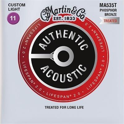 CORDES GUITARE MARTIN MA535T CUSTOM LIGHT 11-52