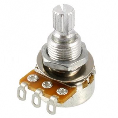 Eco Potentiometer, Small size, A500K 15mm shaft