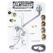 CABLAGE COMPLET TYPE GIBSON SG ALLPARTS