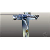 VIBRATO STRAT FLOYD ROSE RAIL TAIL NICKEL IMPORT