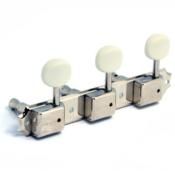 GOTOH 3x3 SUR PLATEAU NICKEL BOUTONS OLD WHITE