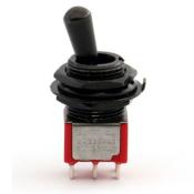 MINI TOGGLE SWITCH ON-ON 12mm THREAD BLACK