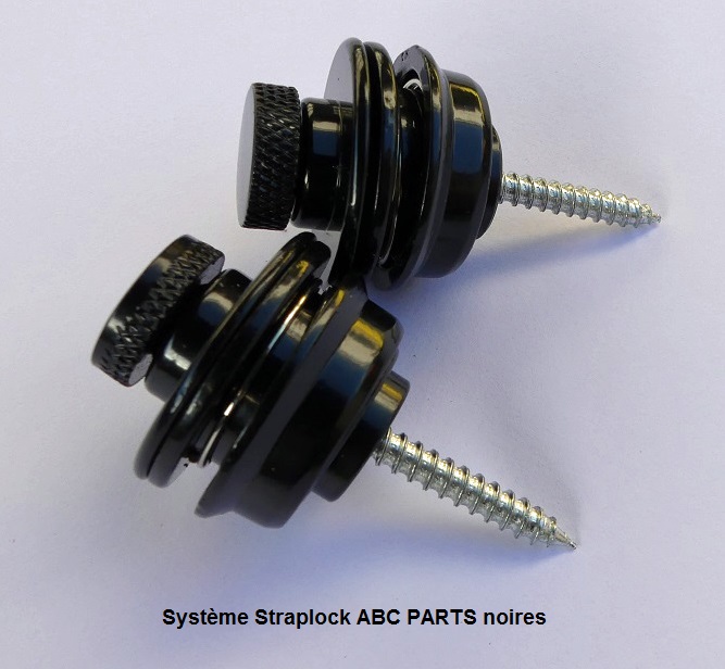 DEUX ATTACHECOURROIE MARVEL STRAPLOCK NOIRES