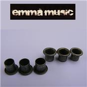 6 RONDELLES DE MECANIQUES A ENFONCER LISSE ANTIQUE SILVER 7.3x6.35mm