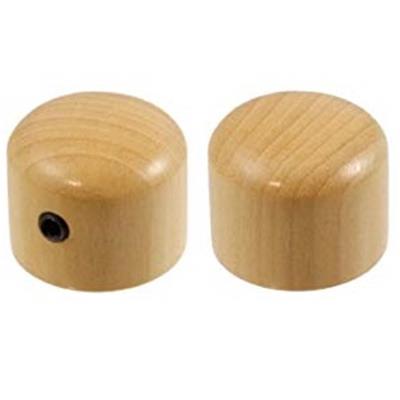 2 BOUTONS DOME BOXWOOD 6mm ALLPARTS