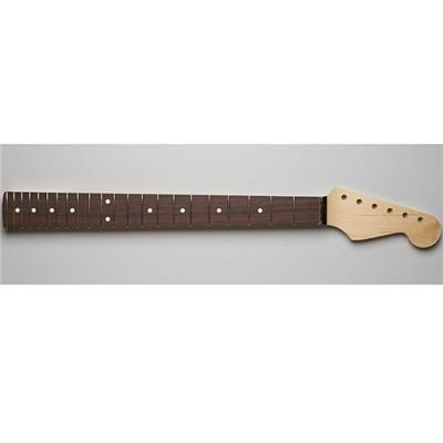 MANCHE STRATOCASTER JAPAN 22 CASES PALISSANDRE VERNIS TRANSPARENT