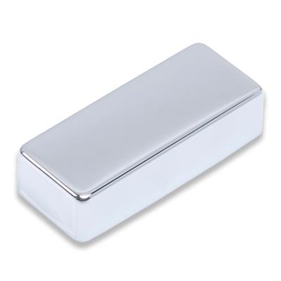 1 CAPOT MINI HUMBUCKER LAITON CHROME SANS TROU