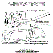 VIBRAMATE V5-TEV-2-S BIGSBY B5 CHEVALET TELE VINTAGE
