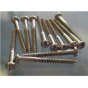 12 VIS NICKEL PHILLIPS FENDER MICRO MANCHE TELE ET JAZZMASTER