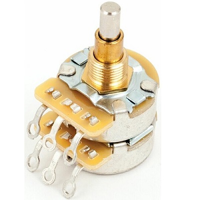 POTENTIOMETRE CTS DOUBLE ETAGE AUDIO 250K/500K FENDER '62 JAZZ BASS