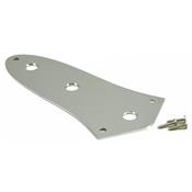 PLAQUE DE CONTROLE FENDER JAZZ BASS CHROME VINTAGE 3 TROUS 9,5mm