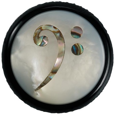 1 BOUTON DOME ROUND WARWICK NOIR CLE DE FA