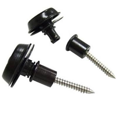 2 ATTACHE-COURROIE DUNLOP STRAPLOK FLUSH MOUNT NOIR