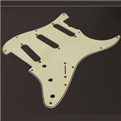 PICKGUARD STRAT SSS 11 TROUS AGED MINT GREEN HOSCO