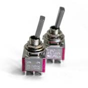 MINI SWITCH ON/ON CHROME DPDT EP-0081-010