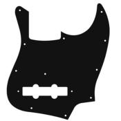 PICKGUARD JAZZ BASS BOSTON NOIR MAT 1 PLI