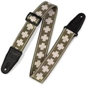 COURROIE GUITARE LEVY'S MP2 KAKI motif Souldier 007