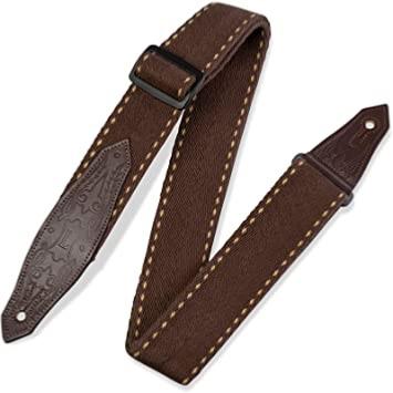 LEVY'S Country/Western Guitar Strap MSSC80-BROWN