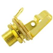 PRISE JACK MONO 6.35 SWITCHCRAFT DOREE FILETAGE LONG