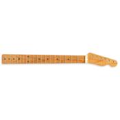 MANCHE TELECASTER ALLPARTS 21 CASES ERABLE TORREFIE FLAMME AAA+