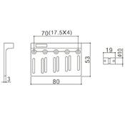 CORDIER BASSE 4 CORDES GOTOH COSMO BLACK 201CK4