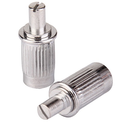 PAIRE GROS INSERTS IMPORT CHROME 12/6mm