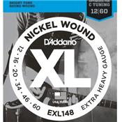 CORDES ELECTRIQUE 12-60 D'ADDARIO EXL148