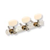 MECANIQUES DER JUNG NICKEL TETE AJOUREE BOUTONS CREME
