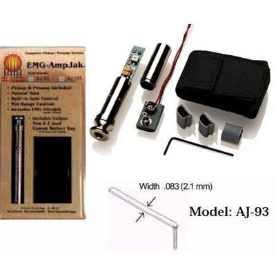 KIT MICRO GUITARE ACOUSTIQUE EMG AJ-93 SPLIT SADDLE