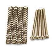 4 VIS REGLAGE HUMBUCKER METRIQUE NICKEL + RESSORTS 34x2,90mm