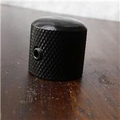 1 BOUTON METAL ROUND DOME NOIR 18x18.4x6mm