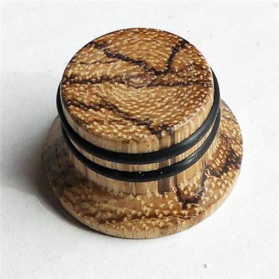 1 BOUTON HAT ZEBRAWOOD GRIP 6mm