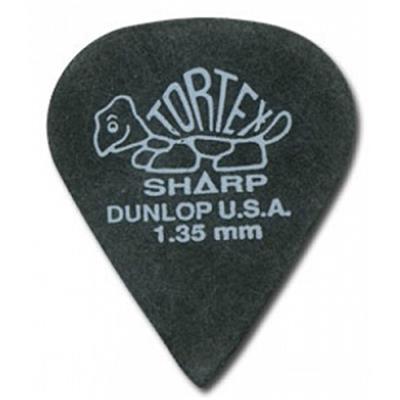 12 MEDIATORS DUNLOP TORTEX SHARP 1.35mm