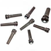 6 CHEVILLES BOIS EBENE PEARL INLAY 5.3mm D'ADDARIO