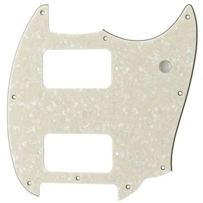 PICKGUARD MUSTANG SQUIER BULLET HH AGED WHITE PEARL