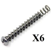 6 VIS CHEVALET TELE POUR INTONATION PONTETS 31.75mm