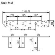 MECANIQUES GUITARE CLASSIQUE DOREES DELUXE IVOROID