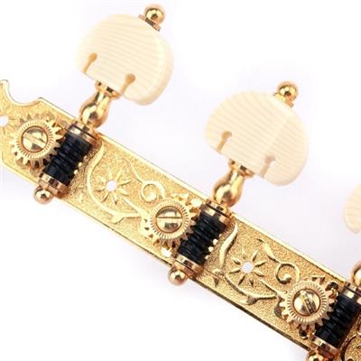 MECANIQUES GUITARE CLASSIQUE DOREES DELUXE IVOROID