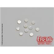 10 REPERES DOTS RONDS MOTHER OF PEARL 7mm