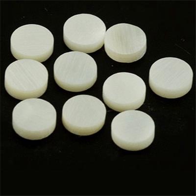 10 REPERES DE TOUCHE RONDS DOTS MOTHER OF PEARL 5mm