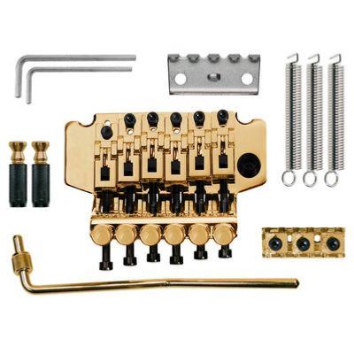 FLOYD ROSE COMPLET DOUBLE LOCK PLAQUE OR TFR-203-G