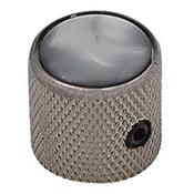 1 BOUTON DOME COSMO BLACK TOP NOIR 6mm