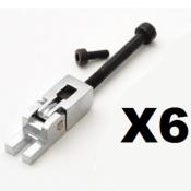 SET 6 PONTETS FLOYD ROSE SATIN CHROME SCHALLER