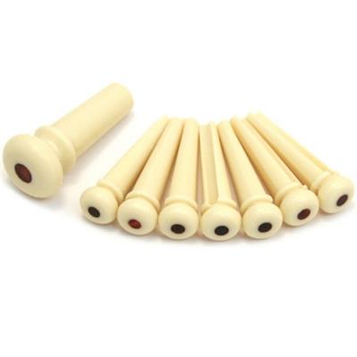 6 CHEVILLES GUITARE MARTIN IVOIRE POINT TORTOISE 5mm