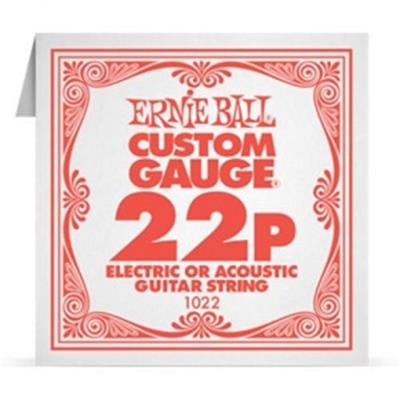 6 CORDES A L'UNITE ERNIE BALL SLINKY GAUGE 22